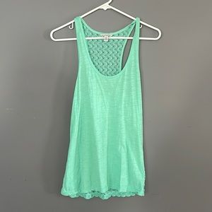 Womens American Eagle Mint Green Tank Top